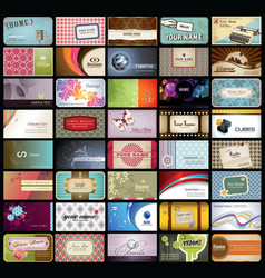 Business cards vector image