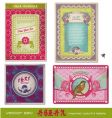 Asia vintage labels vector image