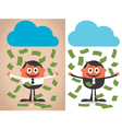 Money Rain vector image