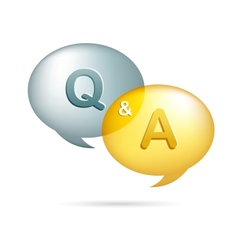 Speech bubbles vector image