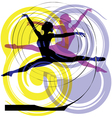 Ballerina vector image