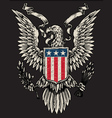 American Eagle Linework vector image
