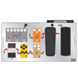 Guitar Pedal Board vector image