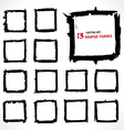Set of grunge frames vector image