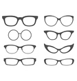 Glasses Set vector image
