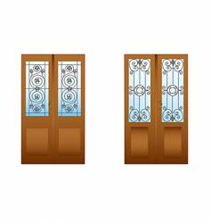 Door vector image