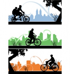 Bicycle vector image