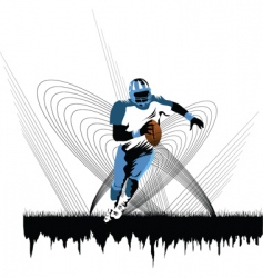 American football vector image