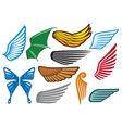 Wings collection vector image