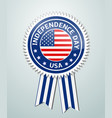 Independence day badge vector image