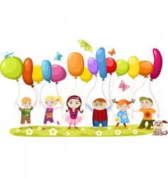 Children vector image