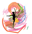 Ballerina vector image