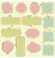 Cute frames vector image