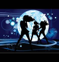 Dancing design vector image