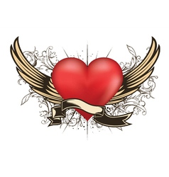 Valentine emblem Valentine emblem vector image