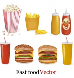 Fast-food vector image