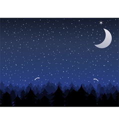 Night vector image
