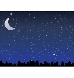 Night vector image
