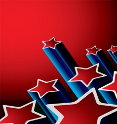 Star background retro vector image