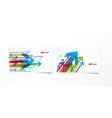Business cards vector image