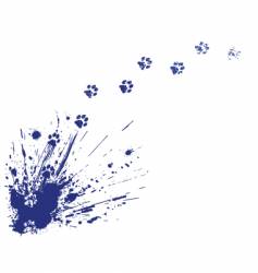 Cat spill vector image