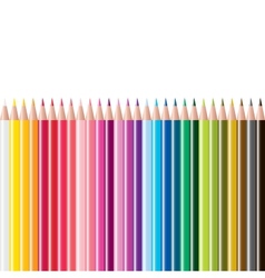 Set of colored pencils vector image