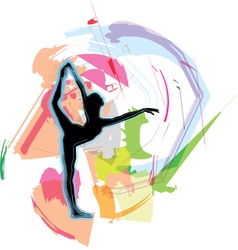 Ballerina vector image