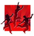 Dancing people vector image