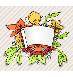 Fantastic style ornamented banner vector image