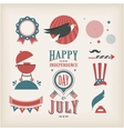 Usa icons vector image
