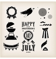 Usa icons vector image