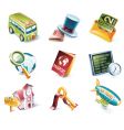 Cartoon icons vector image
