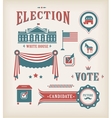 Usa election icon set Usa election icon set vector image