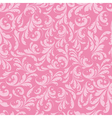 Floral pink pattern vector image