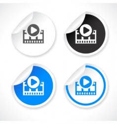 Stickers for web vector vector image