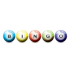 Bingo balls vector image