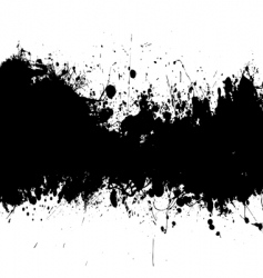 Ink splat banner vector image