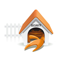 Crab security vector image