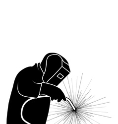 Welder vector image