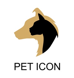 Pet icon color Pet icon color vector image