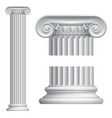 Ionic column Ionic column vector image