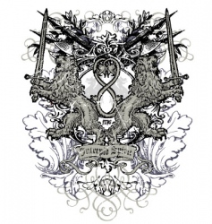 Heraldic vector image