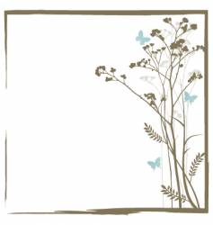 Grunge frame vector image