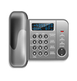 Wall-mounted wireless telephone vector image