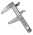 Vernier callipers vector image