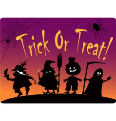 Trick or treat vector image