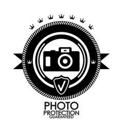 Black retro vintage label tag badge photo vector image