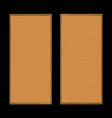 Pin board pair vector image