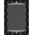 Ornament frame vector image