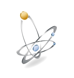 Nuclear design element vector image